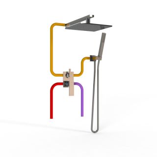 Душевой комплект Paini Grazia 21CRSET26911SH хром